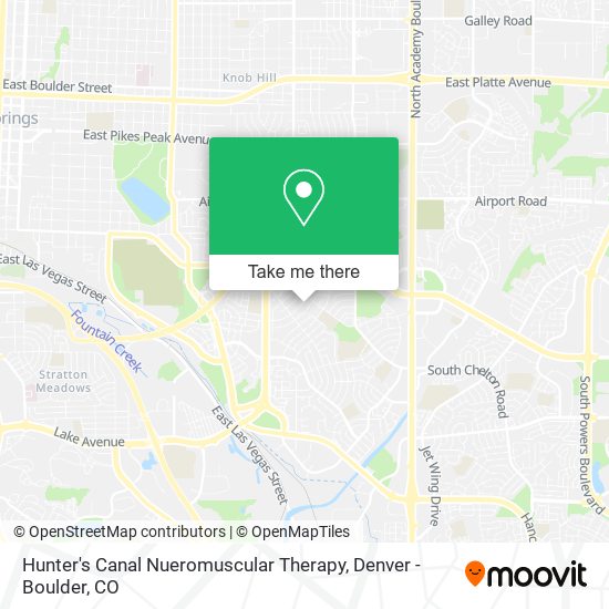 Hunter's Canal Nueromuscular Therapy map