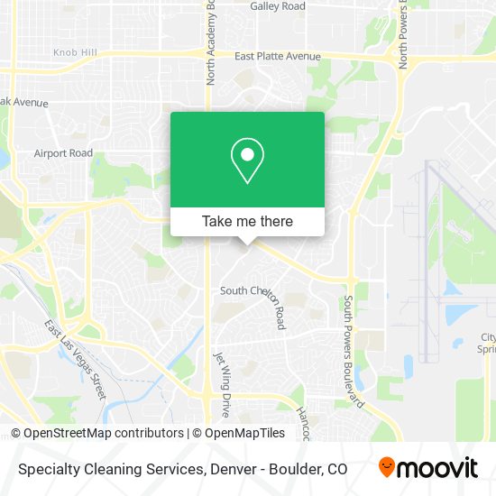 Specialty Cleaning Services map