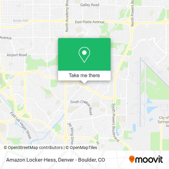 Amazon Locker-Hess map
