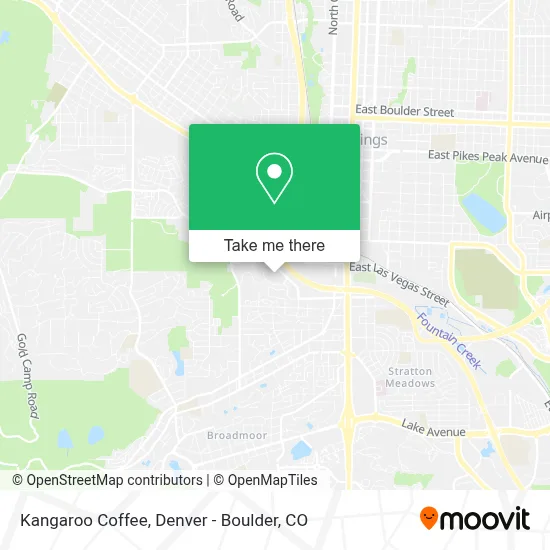 Kangaroo Coffee map