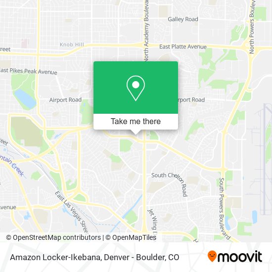 Mapa de Amazon Locker-Ikebana