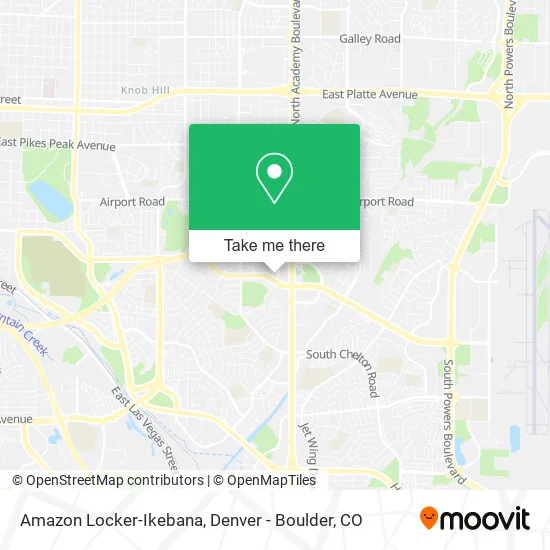 Mapa de Amazon Locker-Ikebana
