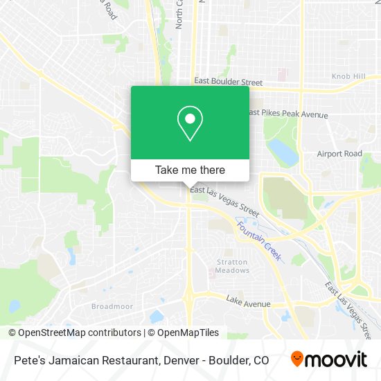 Pete's Jamaican Restaurant map