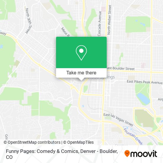 Funny Pages: Comedy & Comics map