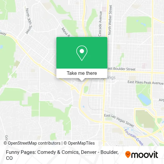 Funny Pages: Comedy & Comics map