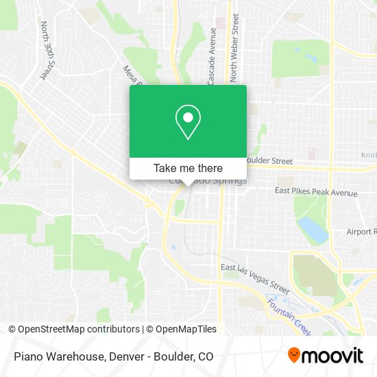 Piano Warehouse map