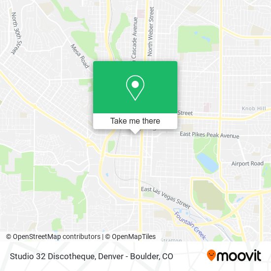 Studio 32 Discotheque map