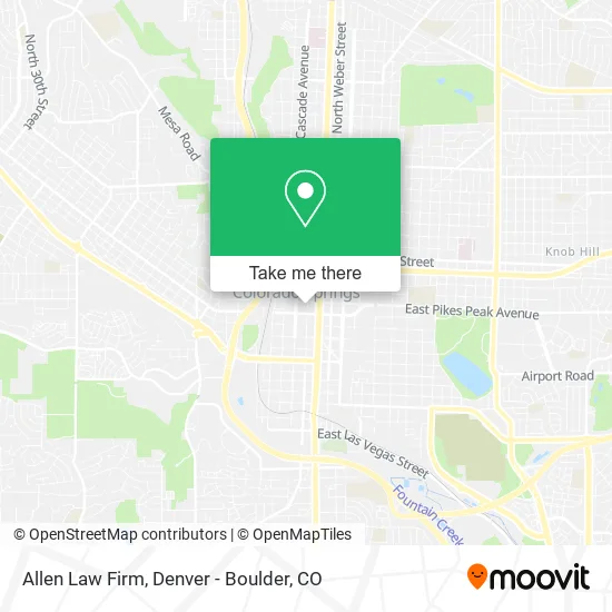 Allen Law Firm map