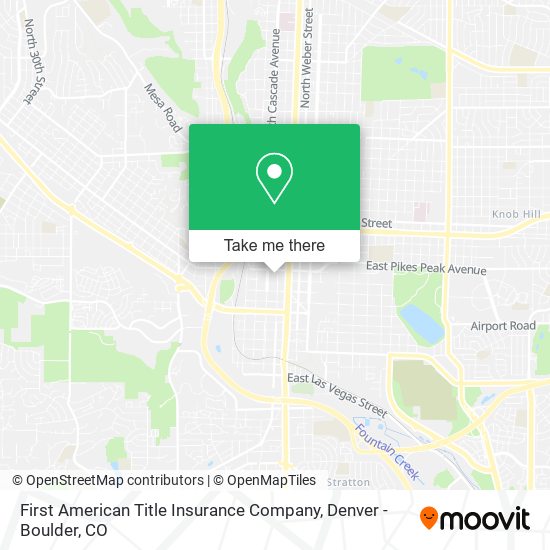 First American Title Insurance Company map