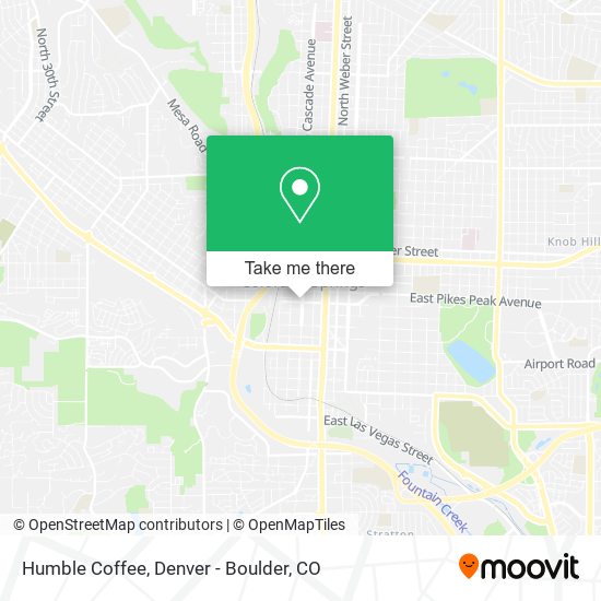 Mapa de Humble Coffee