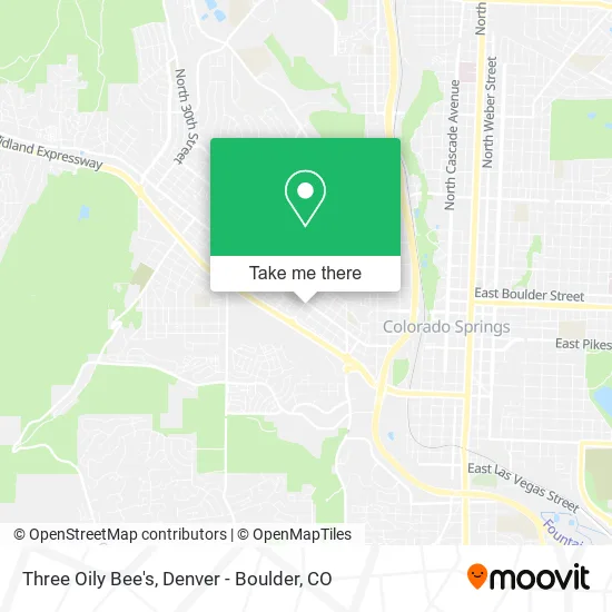 Three Oily Bee's map