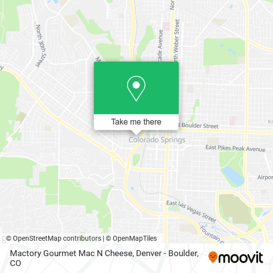 Mapa de Mactory Gourmet Mac N Cheese