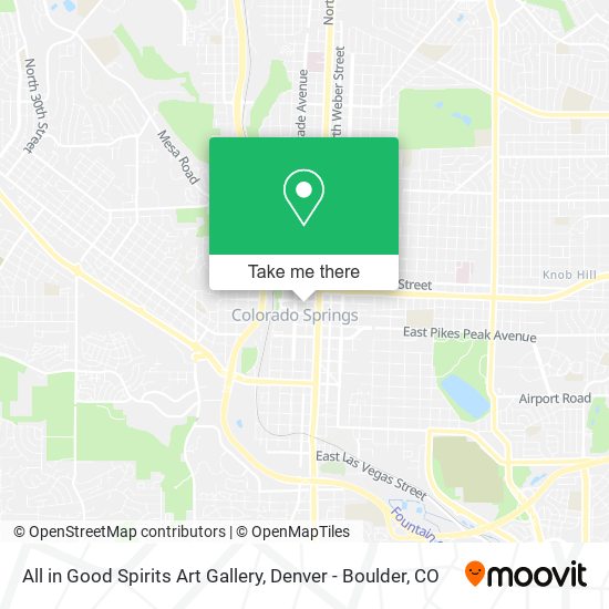 All in Good Spirits Art Gallery map