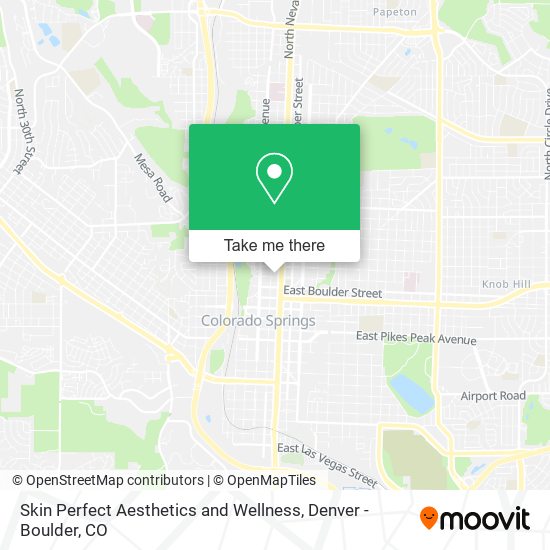 Mapa de Skin Perfect Aesthetics and Wellness