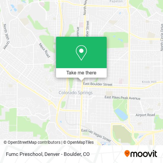 Mapa de Fumc Preschool