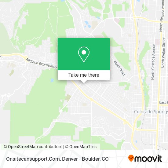 Onsitecansupport.Com map
