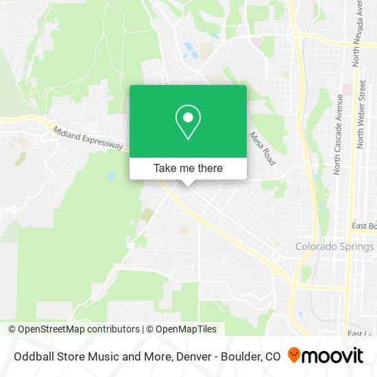 Oddball Store Music and More map