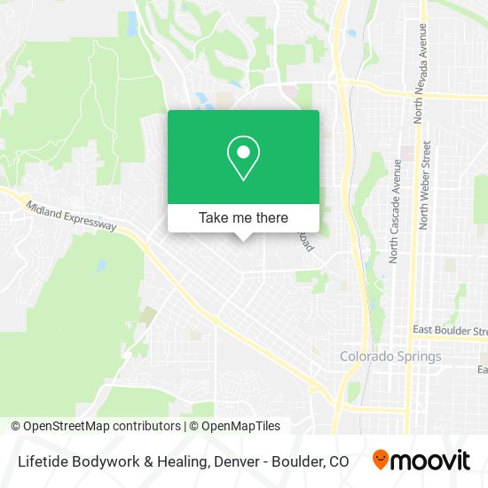 Mapa de Lifetide Bodywork & Healing