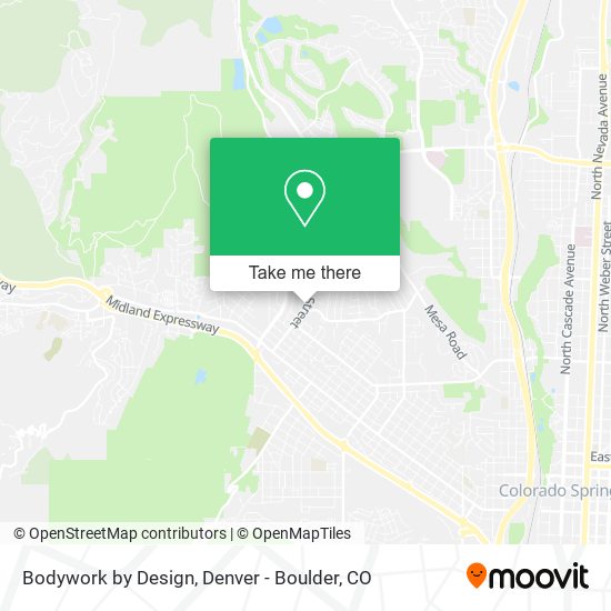 Bodywork by Design map