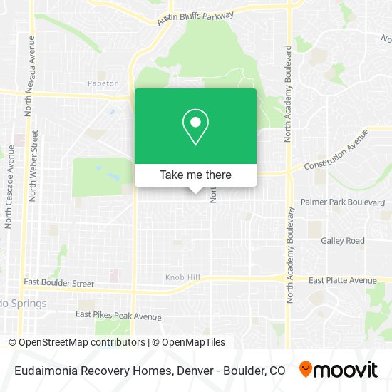 Eudaimonia Recovery Homes map
