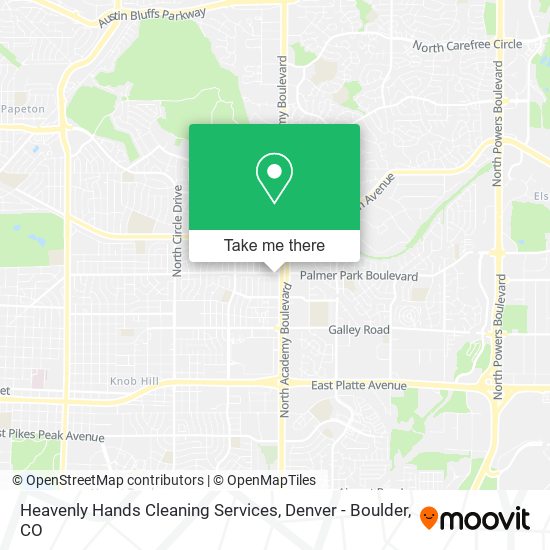 Mapa de Heavenly Hands Cleaning Services