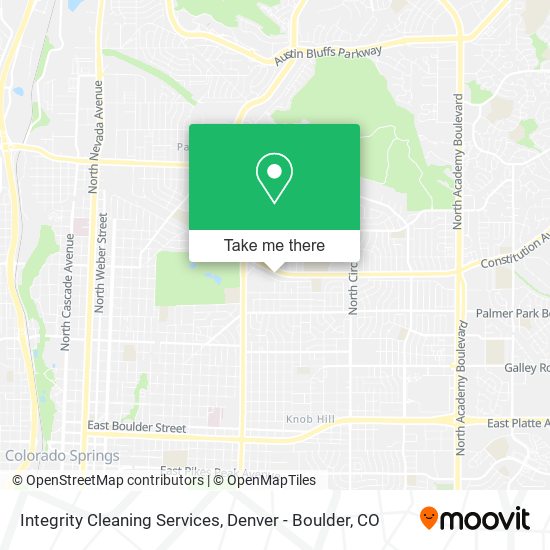 Mapa de Integrity Cleaning Services