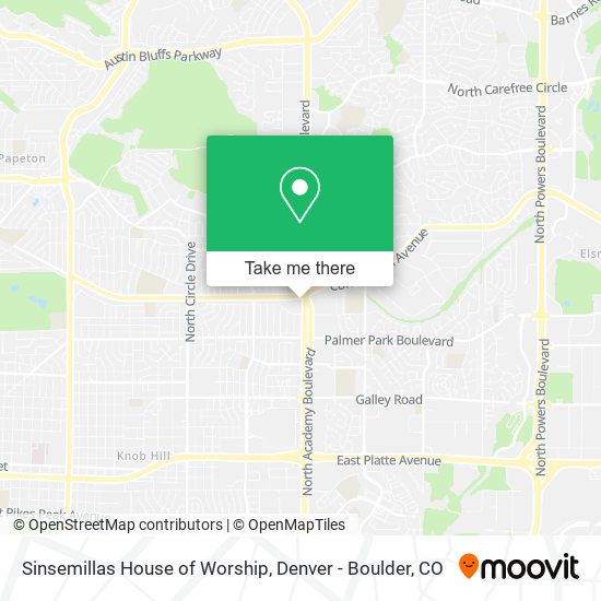 Sinsemillas House of Worship map