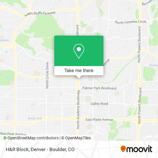 Mapa de H&R Block