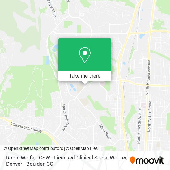 Robin Wolfe, LCSW - Licensed Clinical Social Worker map