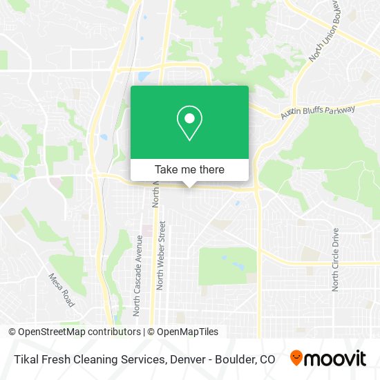 Mapa de Tikal Fresh Cleaning Services