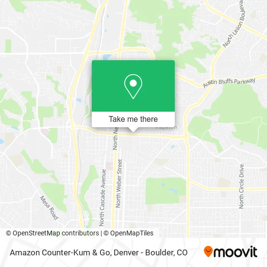 Amazon Counter-Kum & Go map