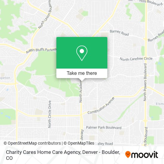 Mapa de Charity Cares Home Care Agency