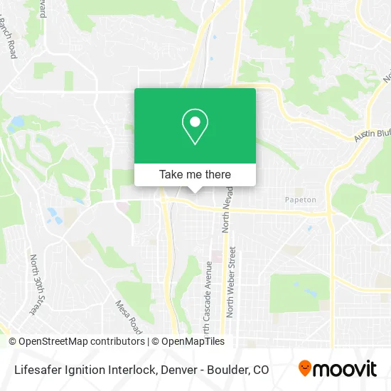 Lifesafer Ignition Interlock map