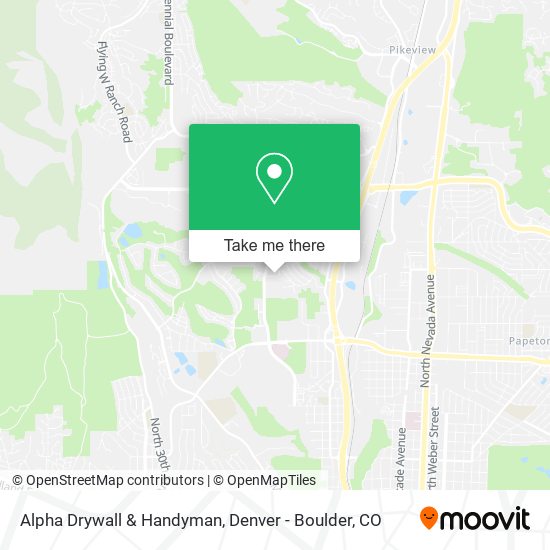Alpha Drywall & Handyman map