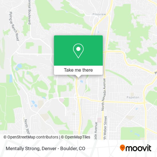 Mentally Strong map