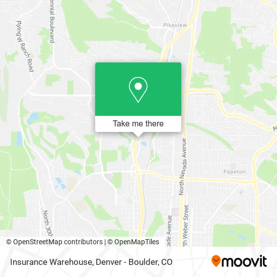 Insurance Warehouse map