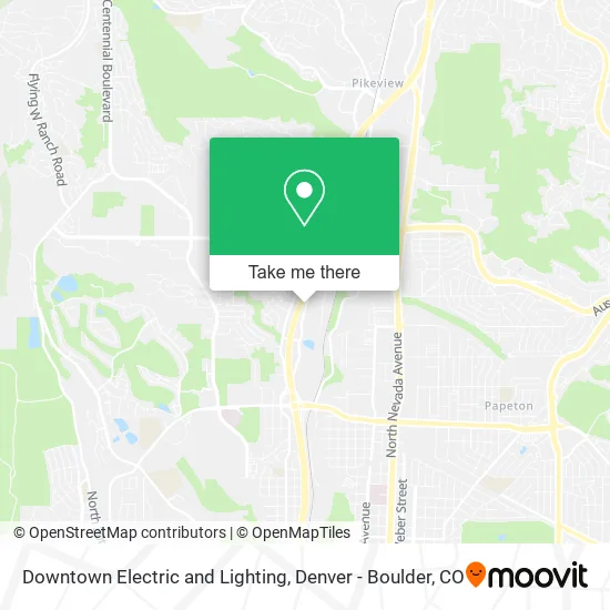 Downtown Electric and Lighting map