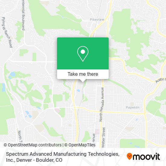 Mapa de Spectrum Advanced Manufacturing Technologies, Inc.