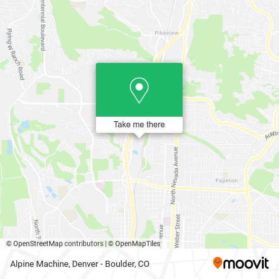 Mapa de Alpine Machine