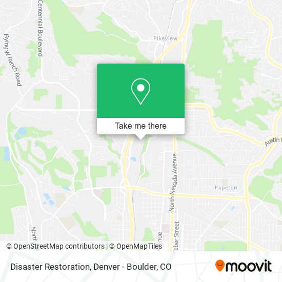 Disaster Restoration map
