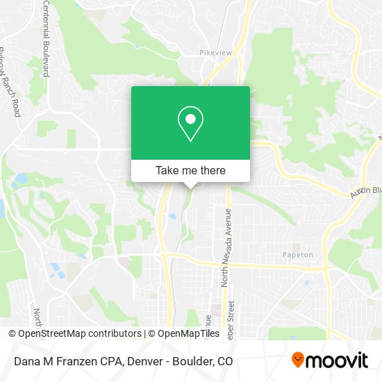 Dana M Franzen CPA map