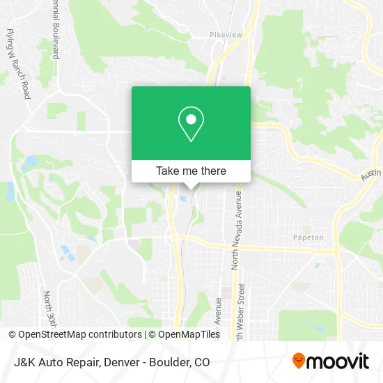J&K Auto Repair map
