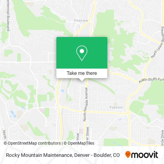 Mapa de Rocky Mountain Maintenance