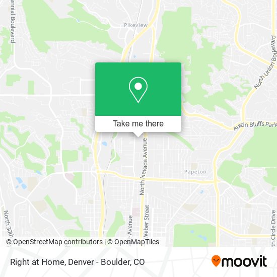 Mapa de Right at Home