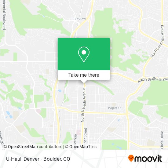Mapa de U-Haul