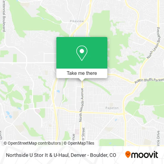 Northside U Stor It & U-Haul map