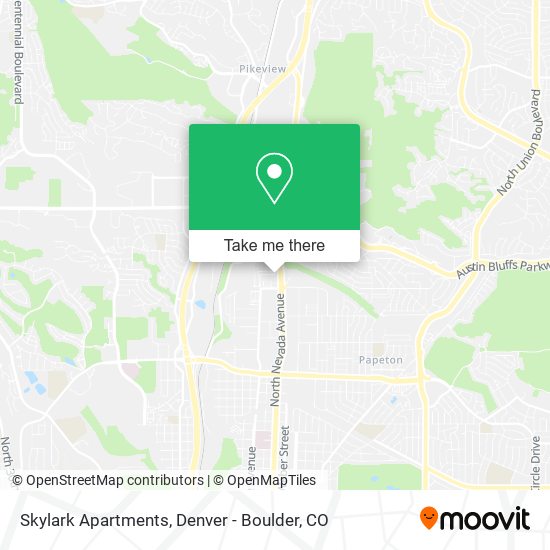 Skylark Apartments map