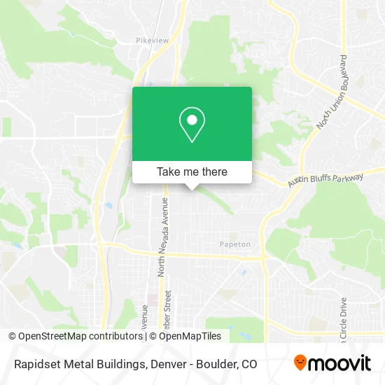 Rapidset Metal Buildings map