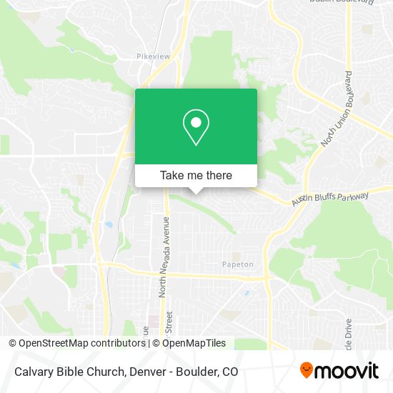 Calvary Bible Church map