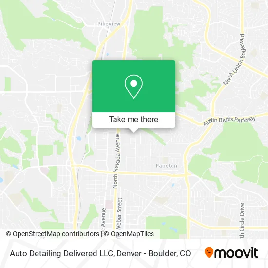 Auto Detailing Delivered LLC map